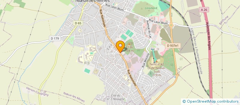 localisation de l'entreprise MONSIEUR MOHAMED AMMOUR  NUX-LES-MINES