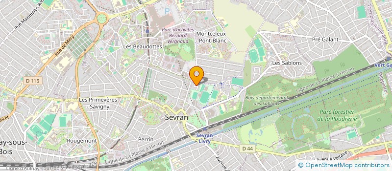 localisation de l'entreprise MONSIEUR MOHAMED AMOUR à SEVRAN