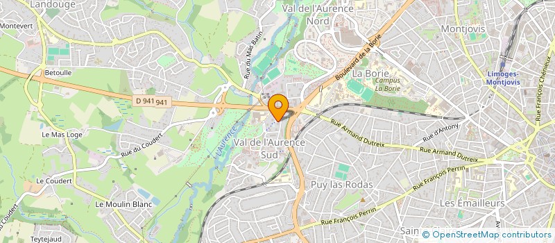 localisation de l'entreprise MONSIEUR MOHAMED AMRALLAH à LIMOGES