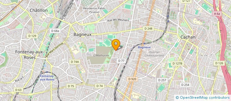 localisation de l'entreprise MONSIEUR MOHAMED AMRANI à BAGNEUX