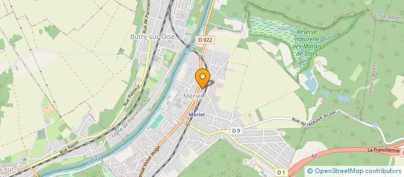 localisation de l'entreprise MONSIEUR MOHAMED AMRI  MERIEL