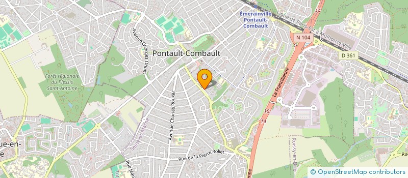 localisation de l'entreprise MONSIEUR MOHAMED ANANI à PONTAULT-COMBAULT