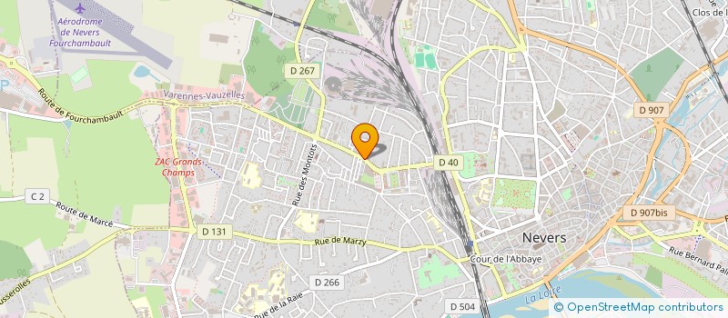 localisation de l'entreprise MONSIEUR MOHAMED ANDALOUSSI à NEVERS