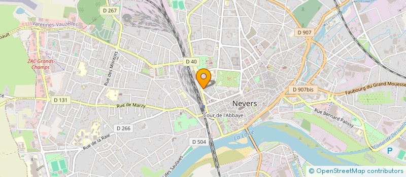 localisation de l'entreprise MONSIEUR MOHAMED ANDJECHAIRI à NEVERS