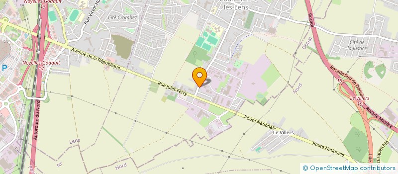 localisation de l'entreprise MONSIEUR MOHAMED ANEDDAM  COURCELLES-LES-LENS