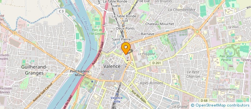 localisation de l'entreprise MONSIEUR MOHAMED-ANIS GUECHI  VALENCE