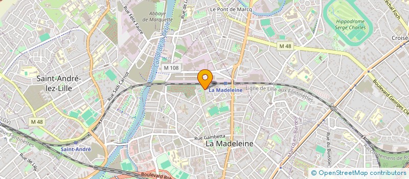 localisation de l'entreprise MONSIEUR MOHAMED ANTIT à LA MADELEINE