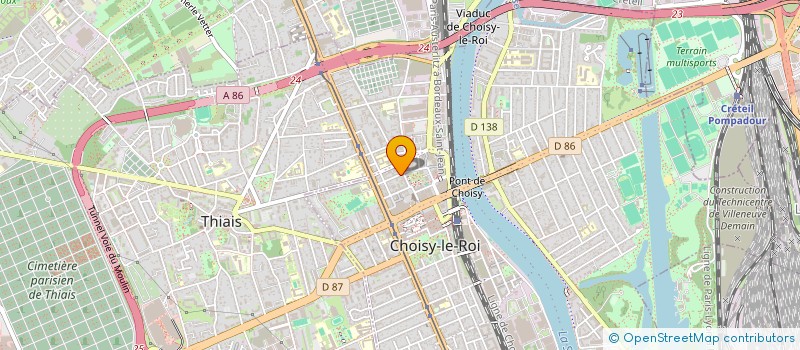 localisation de l'entreprise MONSIEUR MOHAMED AOUAD  CHOISY-LE-ROI