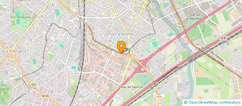 localisation de l'entreprise MONSIEUR MOHAMED AOUADI à MONTPELLIER