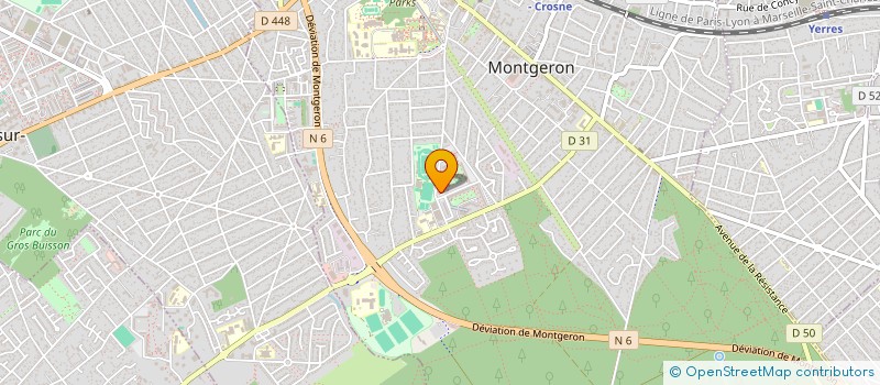 localisation de l'entreprise MONSIEUR MOHAMED AOUIDA à MONTGERON