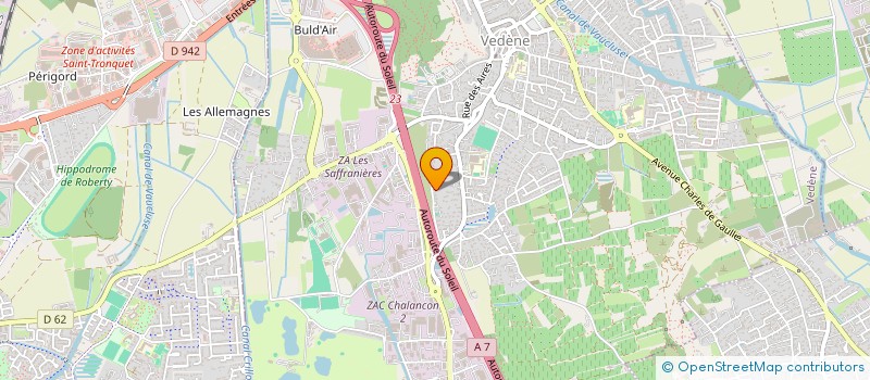 localisation de l'entreprise MONSIEUR MOHAMED AOUN  VEDENE