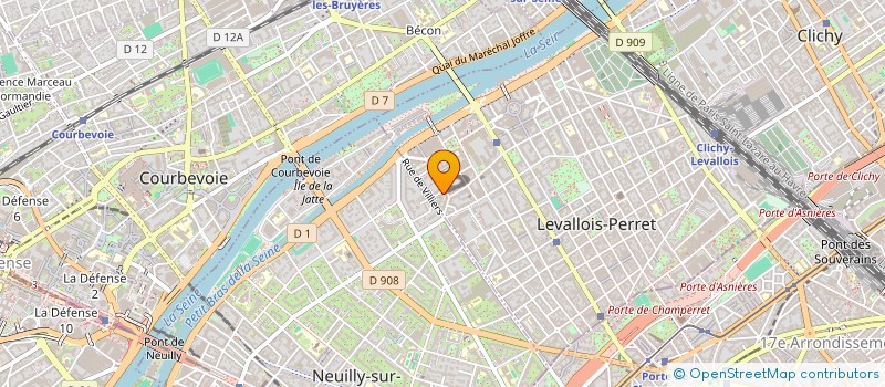 localisation de l'entreprise MONSIEUR MOHAMED AOURANE à LEVALLOIS-PERRET