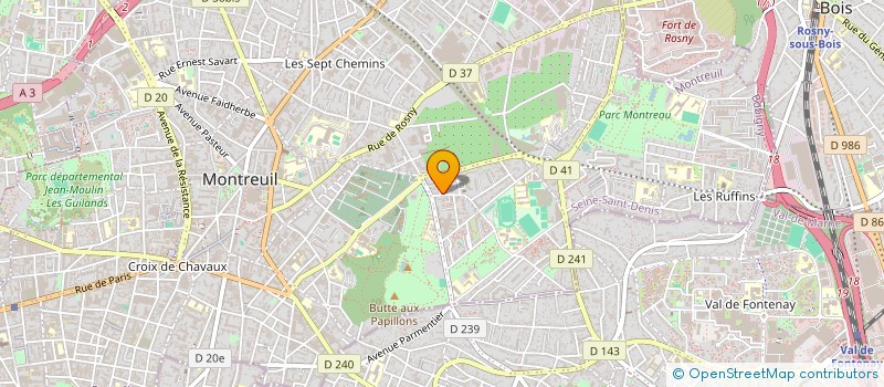 localisation de l'entreprise MONSIEUR MOHAMED AOURAOUAR à MONTREUIL
