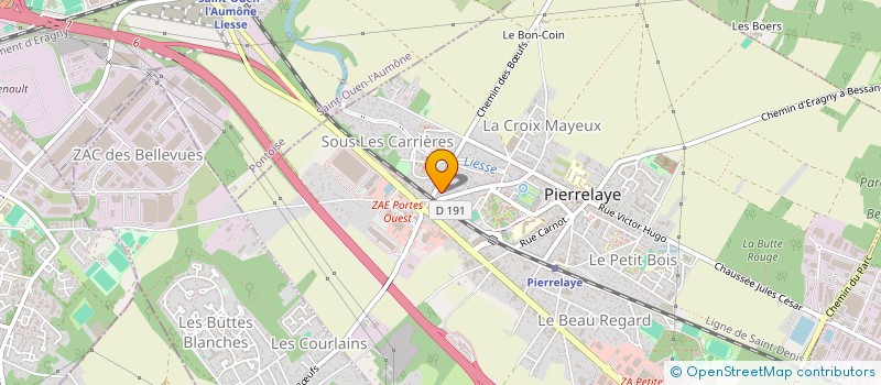 localisation de l'entreprise MONSIEUR MOHAMED ARBI ADOUANI  PIERRELAYE