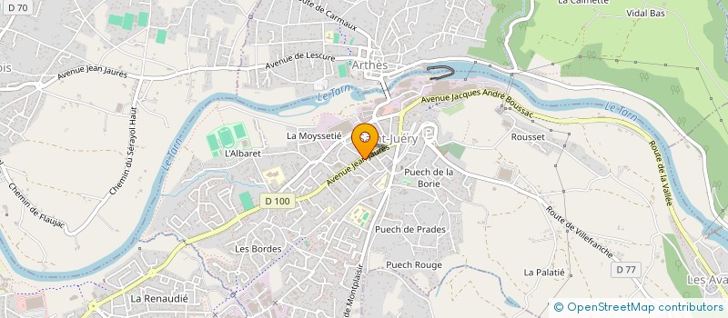 localisation de l'entreprise MONSIEUR MOHAMED ARDOUZ  SAINT-JUERY