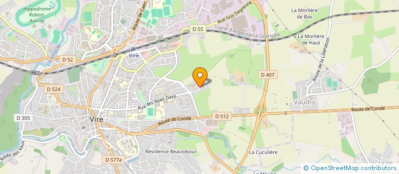 localisation de l'entreprise MONSIEUR MOHAMED-AREZKI TOUADI à VIRE-NORMANDIE