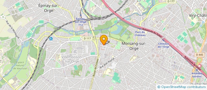 localisation de l'entreprise MONSIEUR MOHAMED ARGOUB à MORSANG-SUR-ORGE