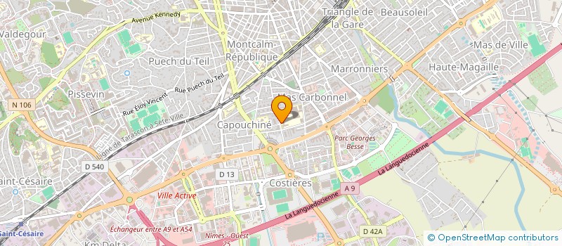 localisation de l'entreprise MONSIEUR MOHAMED ARHOUNE  NIMES