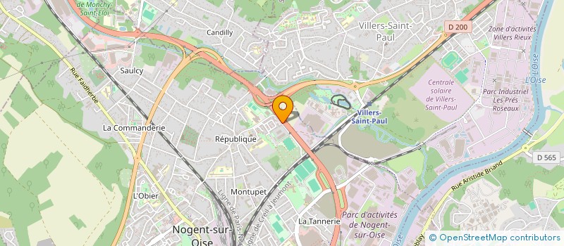 localisation de l'entreprise MONSIEUR MOHAMED ARIBI  NOGENT-SUR-OISE