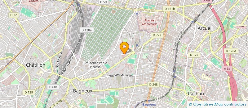 localisation de l'entreprise MONSIEUR MOHAMED AROUCHE à BAGNEUX