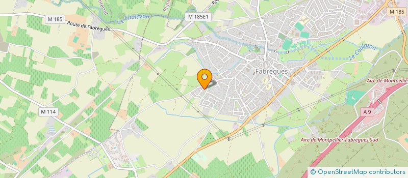 localisation de l'entreprise MONSIEUR MOHAMED AROUDJ  FABREGUES