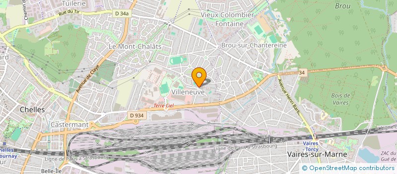 localisation de l'entreprise MONSIEUR MOHAMED ARZIOU  CHELLES