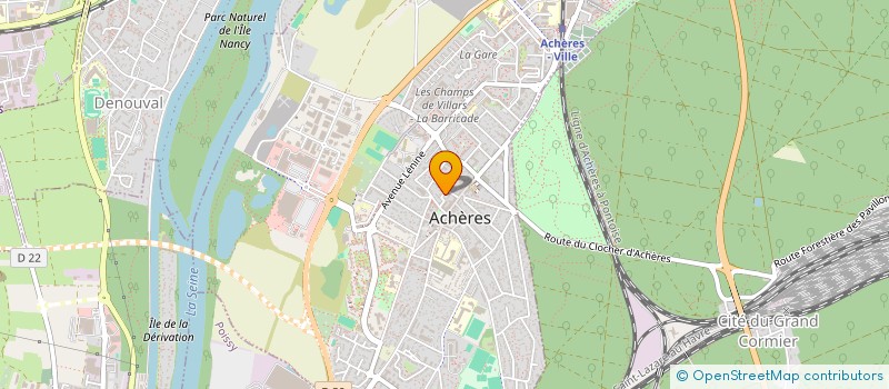 localisation de l'entreprise MONSIEUR MOHAMED ASAD ALI  ACHERES