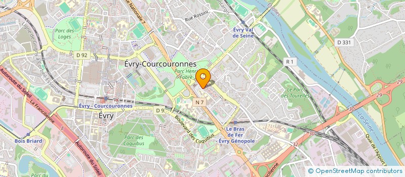 localisation de l'entreprise MONSIEUR MOHAMED ASGHIR  EVRY-COURCOURONNES