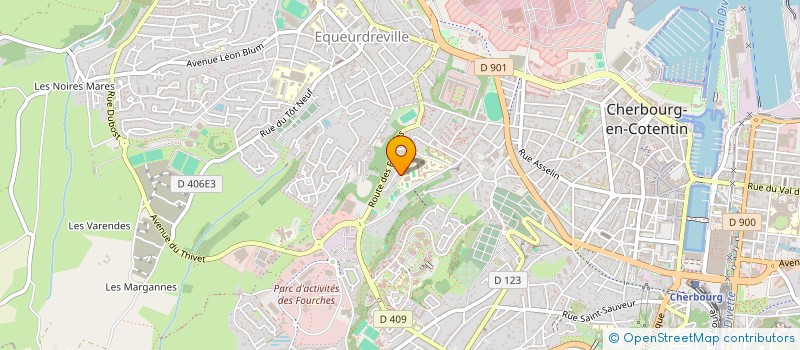 localisation de l'entreprise MONSIEUR MOHAMED ASHAD  CHERBOURG-EN-COTENTIN