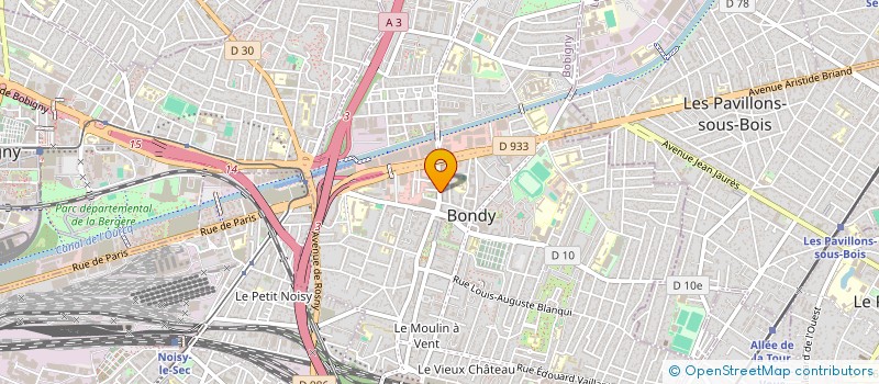 localisation de l'entreprise MONSIEUR MOHAMED ASKAR  BONDY