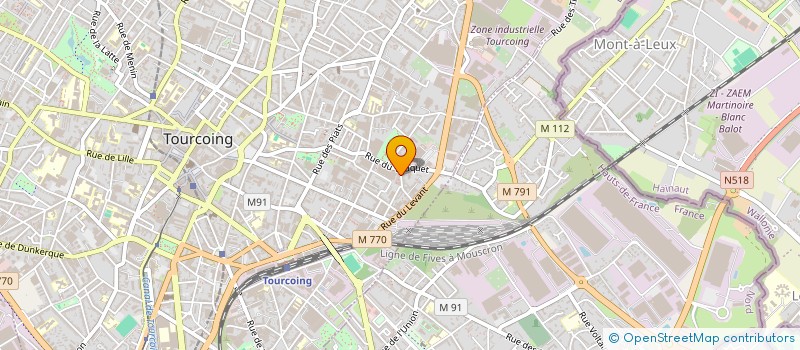 localisation de l'entreprise MONSIEUR MOHAMED ASKRI  TOURCOING