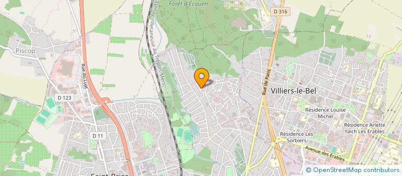 localisation de l'entreprise MONSIEUR MOHAMED ASSAD  SARCELLES