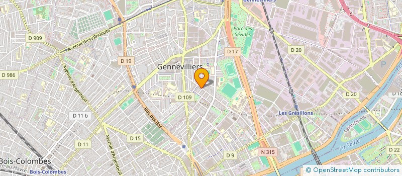 localisation de l'entreprise MONSIEUR MOHAMED ASSALHI à GENNEVILLIERS