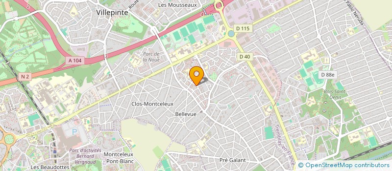 localisation de l'entreprise MONSIEUR MOHAMED ASSOUFI à VILLEPINTE