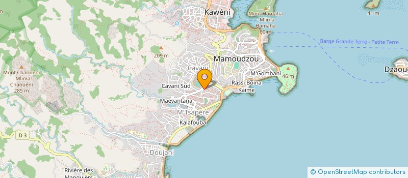 localisation de l'entreprise MONSIEUR MOHAMED ASSOUMANI  MAMOUDZOU