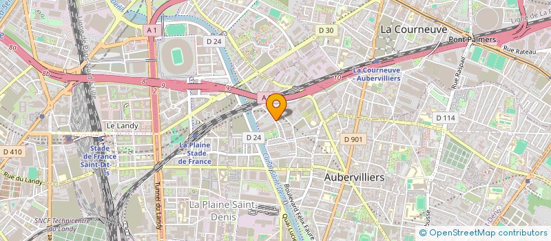 localisation de l'entreprise MONSIEUR MOHAMED ASSOUS à AUBERVILLIERS