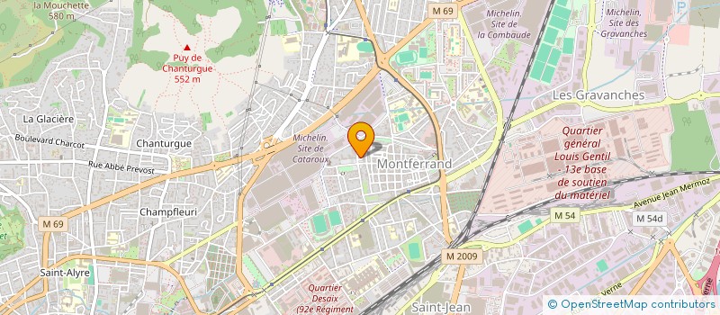 localisation de l'entreprise MONSIEUR MOHAMED ATMANE  CLERMONT-FERRAND