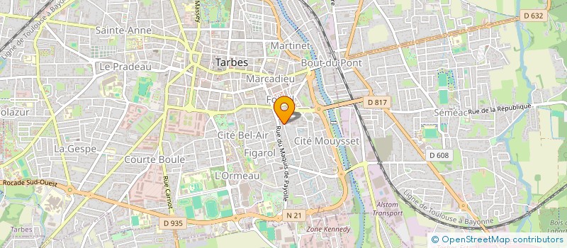 localisation de l'entreprise MONSIEUR MOHAMED ATROUSS  TARBES