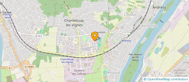 localisation de l'entreprise MONSIEUR MOHAMED ATTACHE à CHANTELOUP-LES-VIGNES