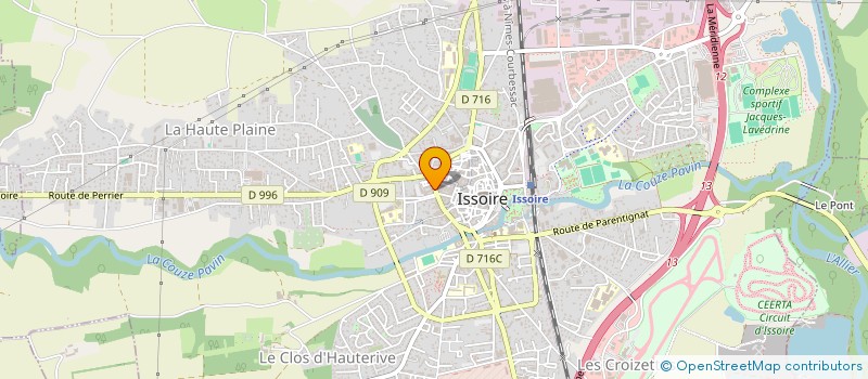localisation de l'entreprise MONSIEUR MOHAMED ATTAFI à ISSOIRE