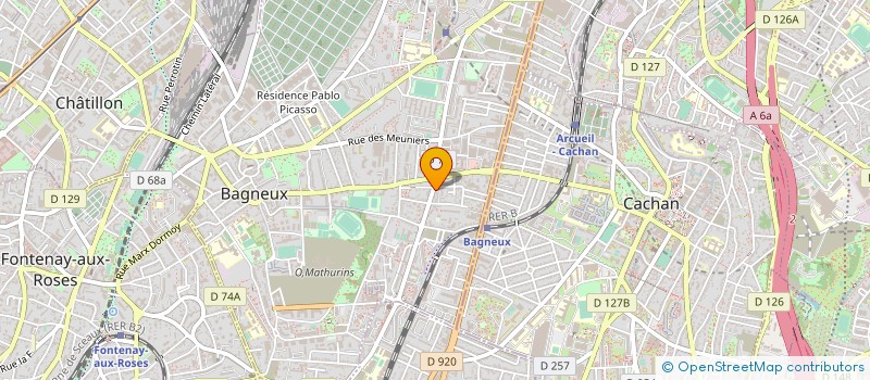 localisation de l'entreprise MONSIEUR MOHAMED ATTAL à BAGNEUX