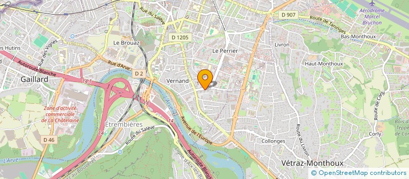 localisation de l'entreprise MONSIEUR MOHAMED ATTOU  ANNEMASSE