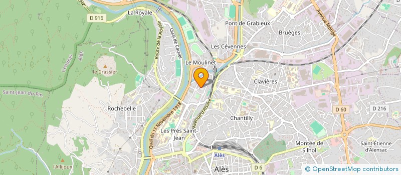 localisation de l'entreprise MONSIEUR MOHAMED AYADI  ALES