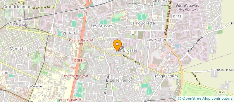 localisation de l'entreprise MONSIEUR MOHAMED AYARI  VAULX-EN-VELIN