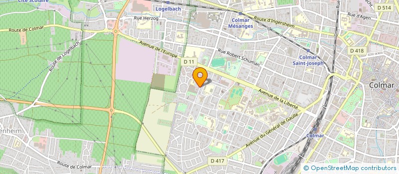 localisation de l'entreprise MONSIEUR MOHAMED AYARI  COLMAR