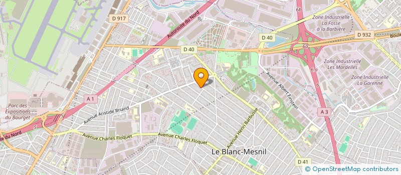 localisation de l'entreprise MONSIEUR MOHAMED AYATILLAH  LE BLANC-MESNIL