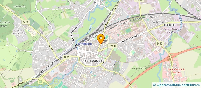 localisation de l'entreprise MONSIEUR MOHAMED AYOUB MAKHLOUFI  SARREBOURG