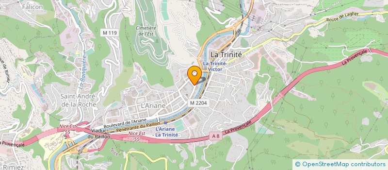 localisation de l'entreprise MONSIEUR MOHAMED AYOUBI à NICE