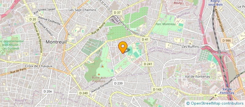 localisation de l'entreprise MONSIEUR MOHAMED AYOUBI à MONTREUIL