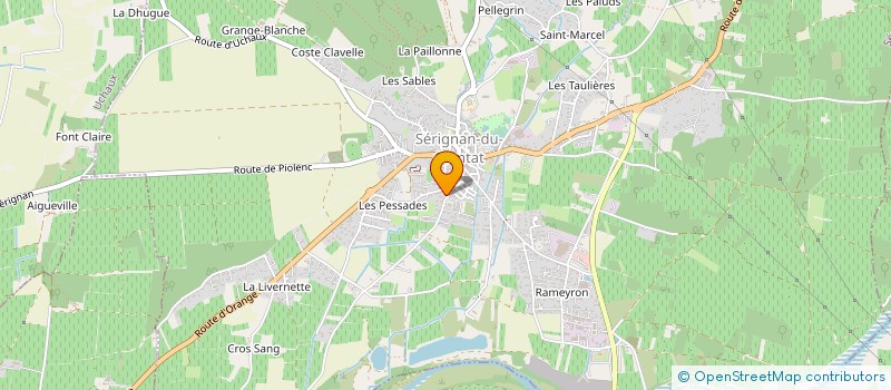 localisation de l'entreprise MONSIEUR MOHAMED AYOUNI  SERIGNAN-DU-COMTAT